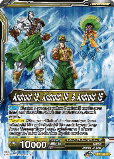 Android 13, Android 14, & Android 15 // Android 13, the Unstoppable (EB1-38) [Battle Evolution Booster] - POKÉ JEUX