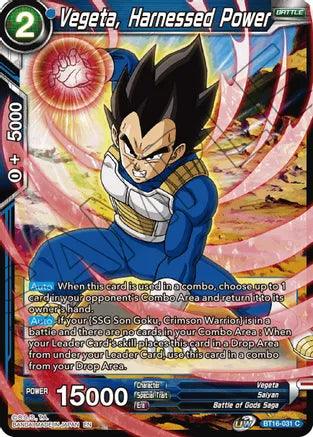 Vegeta, Harnessed Power (BT16-031) [Realm of the Gods] - POKÉ JEUX