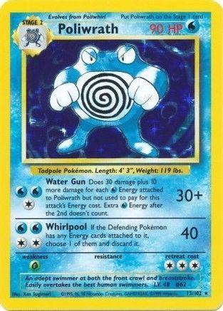 Poliwrath (13/102) [Base Set Unlimited]