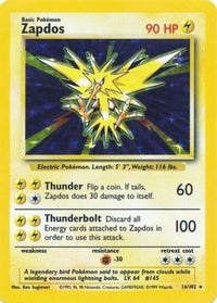 Zapdos (16/102) [Base Set Unlimited]