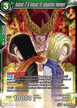 Android 17 & Android 18, Absorption Imminent (EX20-04) [Ultimate Deck 2022] - POKÉ JEUX