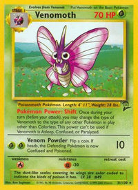 Venomoth (31/130) [Base Set 2]