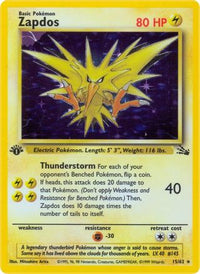 Zapdos (15/62) [Fossil Unlimited]