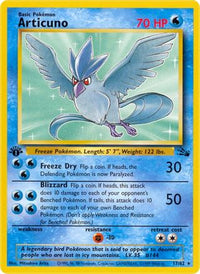 Articuno (17/62) [Fossil 1st Edition]