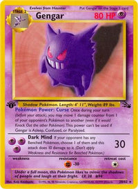 Gengar (20/62) [Fossil Unlimited]