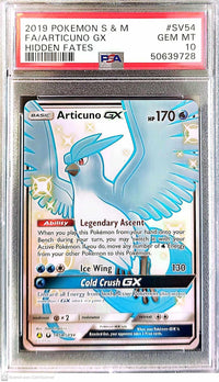 Articuno GX SV54/SV94 - grade 10 - POKÉ JEUX