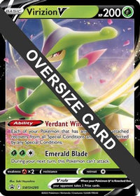 Virizion V (SWSH295) (Jumbo Card) [Sword & Shield: Black Star Promos]