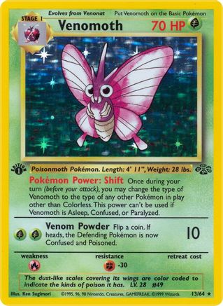 Venomoth (13/64) [Jungle Unlimited]