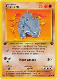 Rhyhorn (61/64) [Jungle 1st Edition]