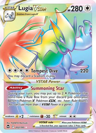 Lugia VSTAR (202/195) [Sword & Shield: Silver Tempest]