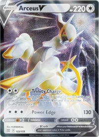 Arceus V (122/172) (Metal Card) [Sword & Shield: Brilliant Stars]