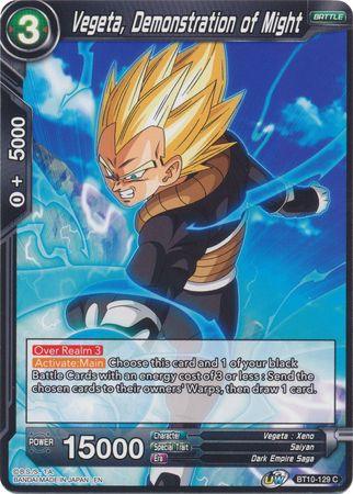 Vegeta, Demonstration of Might (BT10-129) [Rise of the Unison Warrior] - POKÉ JEUX