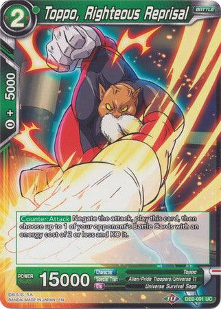 Toppo, Righteous Reprisal (DB2-091) [Divine Multiverse] - POKÉ JEUX