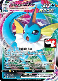 Vaporeon VMAX (030/203) [Prize Pack Series One]