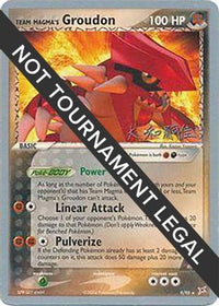 Team Magma's Groudon (9/95) (Magma Spirit - Tsuguyoshi Yamato) [World Championships 2004]