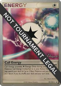 Call Energy (92/100) (Psychic Lock - Jason Klaczynski) [World Championships 2008]