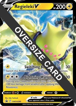 Regieleki V (SWSH280) (Jumbo Card) [Sword & Shield: Black Star Promos]