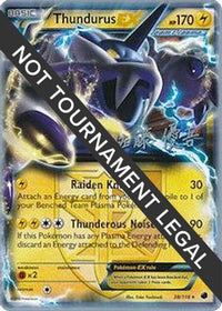 Thundurus EX (38/116) (Ultimate Team Plasma - Yugo Sato) [World Championships 2013]