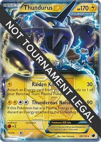 Thundurus EX (38/116) (Plasma Power - Haruto Kobayashi) [World Championships 2014]