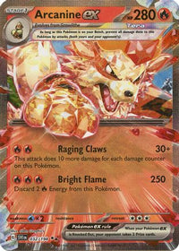 Arcanine ex (032/198) [Scarlet & Violet: Base Set]