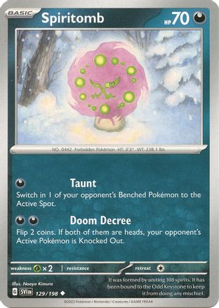 Spiritomb (129/198) [Scarlet & Violet: Base Set]