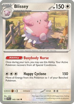 Blissey (145/198) [Scarlet & Violet: Base Set]