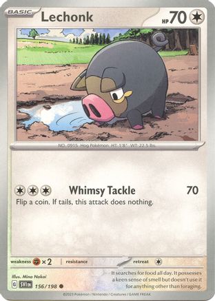 Lechonk (156/198) [Scarlet & Violet: Base Set]