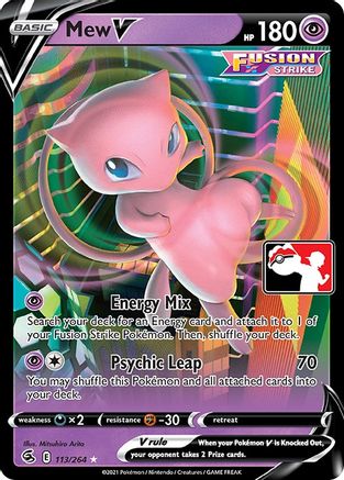 Mew V (113/264) [Prize Pack Series Two]