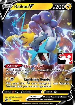 Raikou V (048/172) [Prize Pack Series Two]