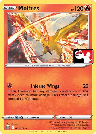 Moltres (021/172) [Prize Pack Series Two]