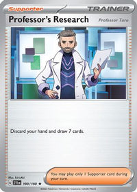 Professor's Research (190/198) (Theme Deck Exclusive) [Scarlet & Violet: Base Set]