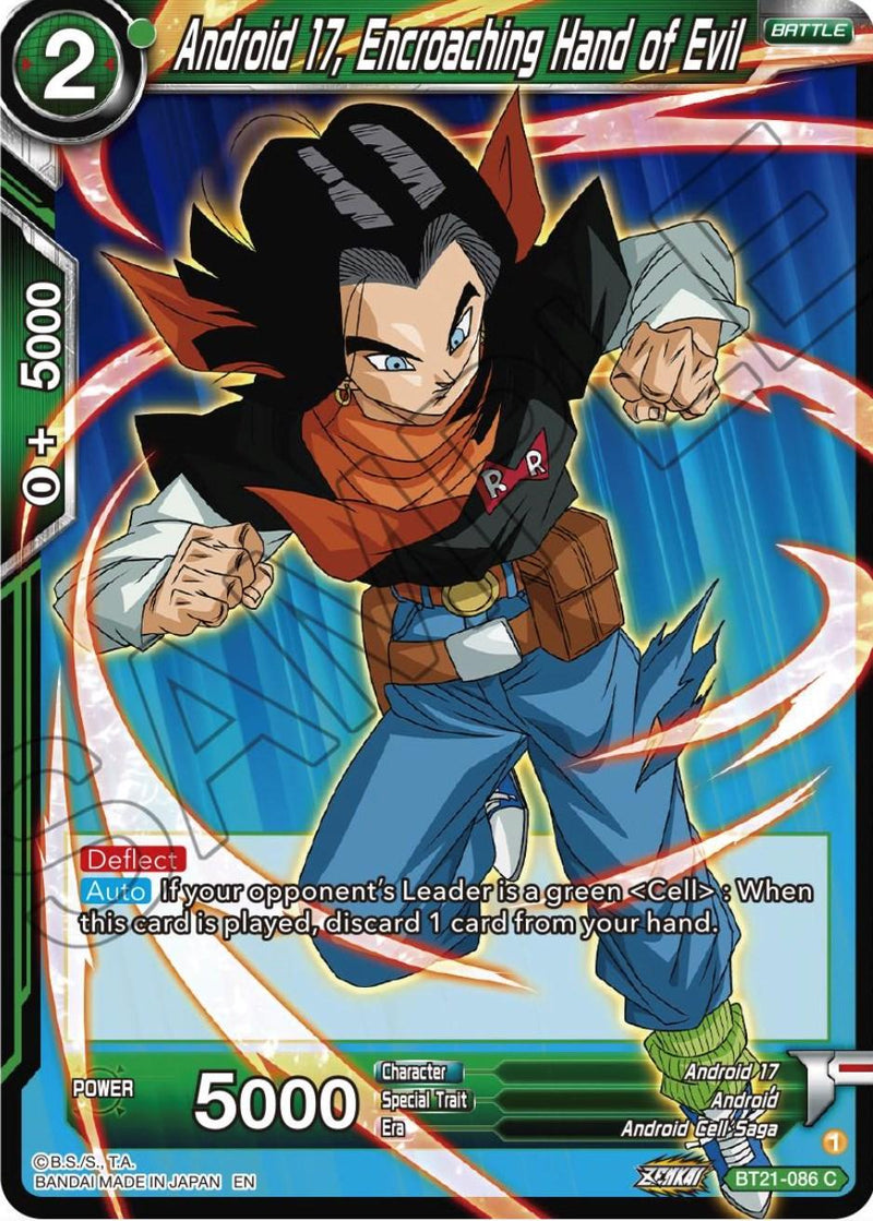 Android 17, Encroaching Hand of Evil (BT21-086) [Wild Resurgence] - POKÉ JEUX