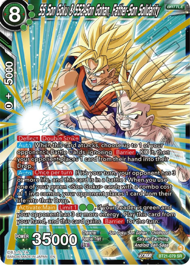 SS Son Goku & SS2 Son Gohan, Father-Son Solidarity (BT21-079) [Wild Resurgence] - POKÉ JEUX