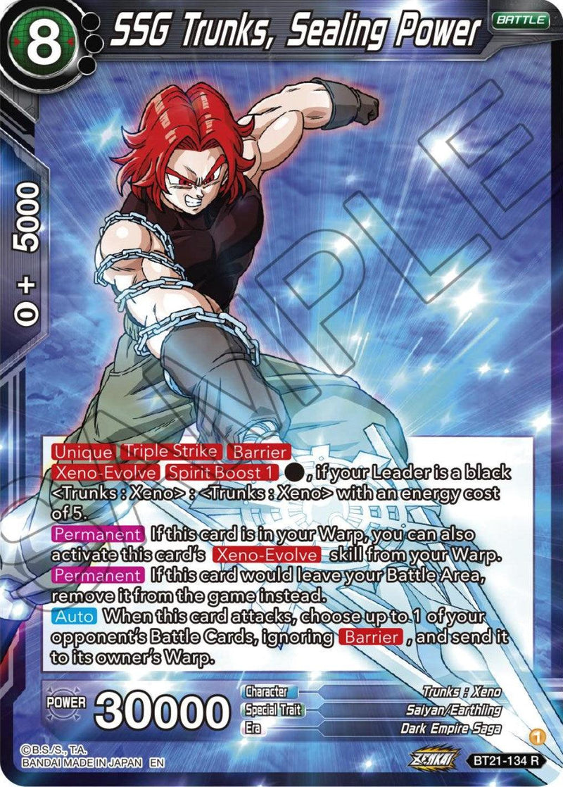 SSG Trunks, Sealing Power (BT21-134) [Wild Resurgence] - POKÉ JEUX