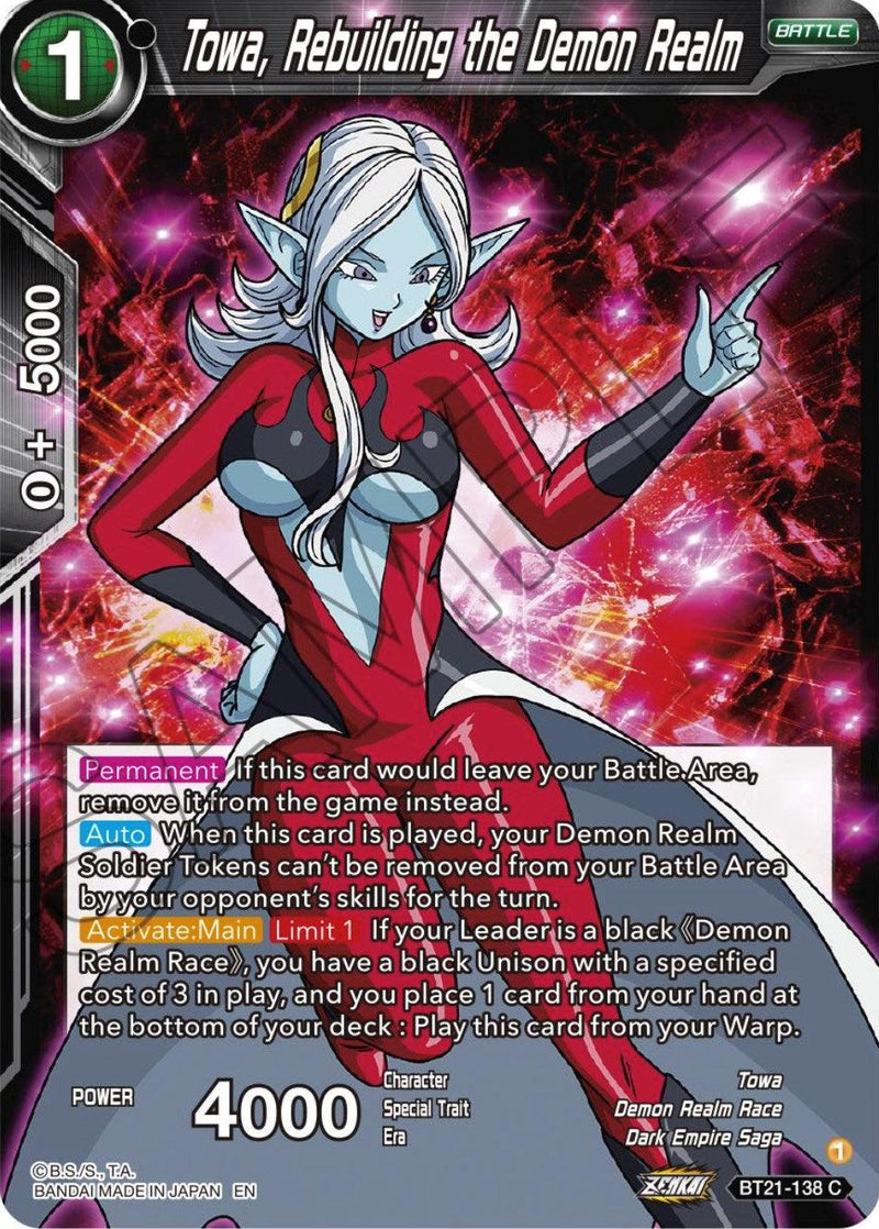 Towa, Rebuilding the Demon Realm (BT21-138) [Wild Resurgence] - POKÉ JEUX