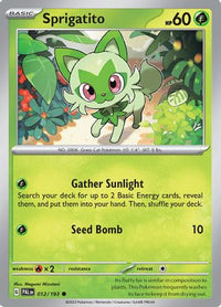 Sprigatito (012/193) [Scarlet & Violet: Paldea Evolved]