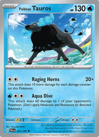 Paldean Tauros (041/193) [Scarlet & Violet: Paldea Evolved]