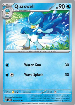 Quaxwell (051/193) [Scarlet & Violet: Paldea Evolved]