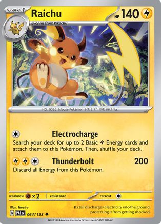 Raichu (064/193) [Scarlet & Violet: Paldea Evolved]