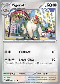 Vigoroth (161/193) [Scarlet & Violet: Paldea Evolved]