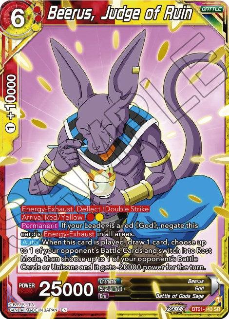 Beerus, Judge of Ruin (BT21-143) [Wild Resurgence] - POKÉ JEUX