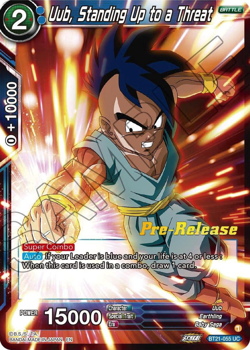 Uub, Standing Up to a Threat (BT21-055) [Wild Resurgence Pre-Release Cards] - POKÉ JEUX