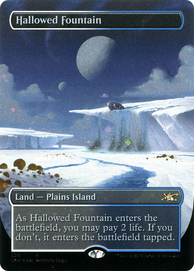 Hallowed Fountain (Borderless) (Galaxy Foil) [Unfinity]