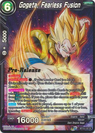 Gogeta, Fearless Fusion (BT12-137) [Vicious Rejuvenation Prerelease Promos] - POKÉ JEUX