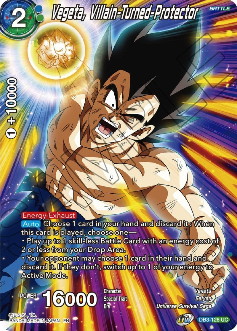 Vegeta, Villain-Turned-Protector (DB3-126) [Theme Selection: History of Vegeta] - POKÉ JEUX