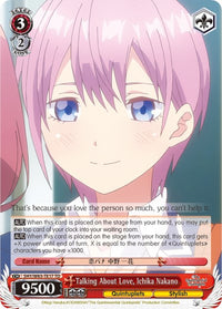 Talking About Love, Ichika Nakano (5HY/W83-TE17 TD) [The Quintessential Quintuplets]