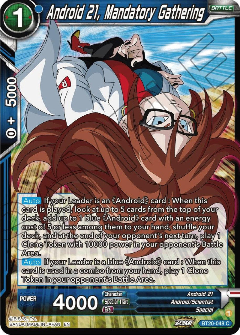 Android 21, Mandatory Gathering (BT20-048) [Power Absorbed] - POKÉ JEUX