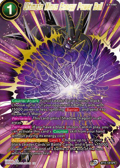 Ultimate Minus Energy Power Ball (SPR) (BT15-139) [Saiyan Showdown] - POKÉ JEUX