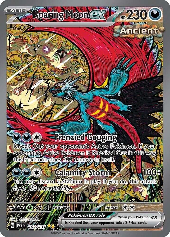 Roaring Moon ex (162/131) [Scarlet & Violet: Prismatic Evolutions]