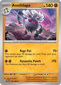 Annihilape (109/198) (Theme Deck Exclusive) [Scarlet & Violet: Base Set]